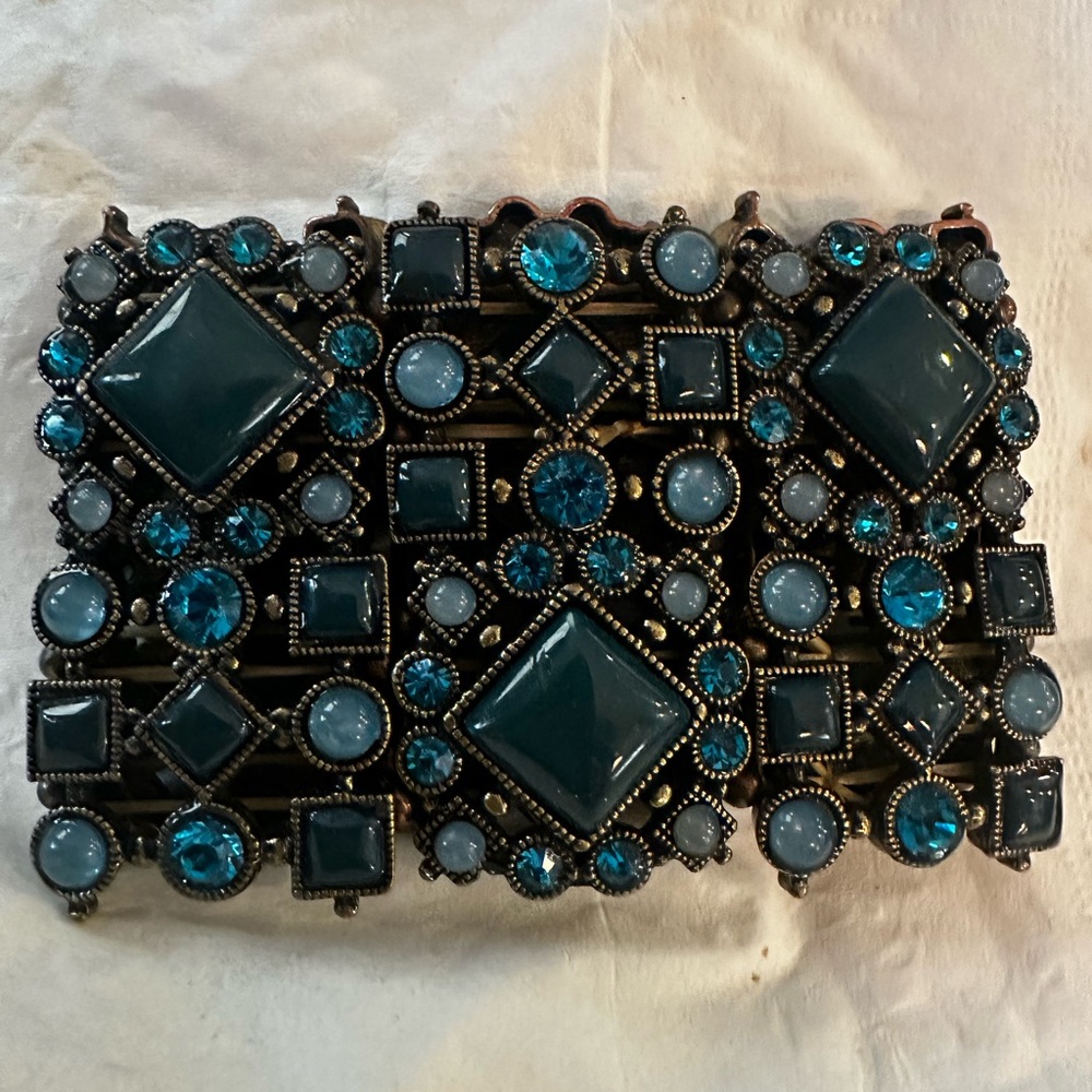 Turquoise Rhinestone Bracelet